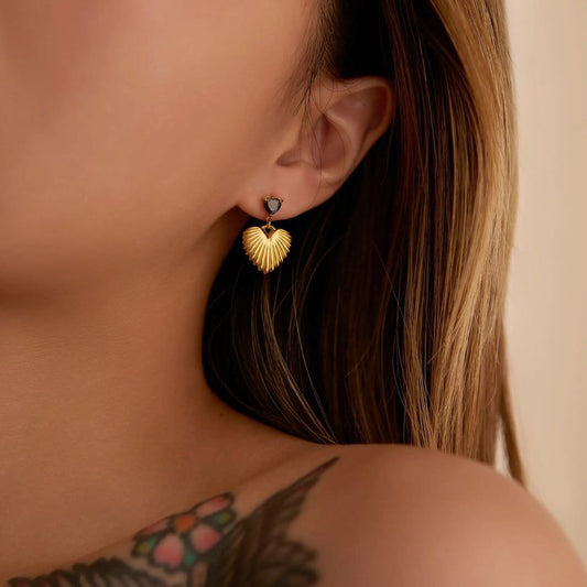 Becca Heart Earrings